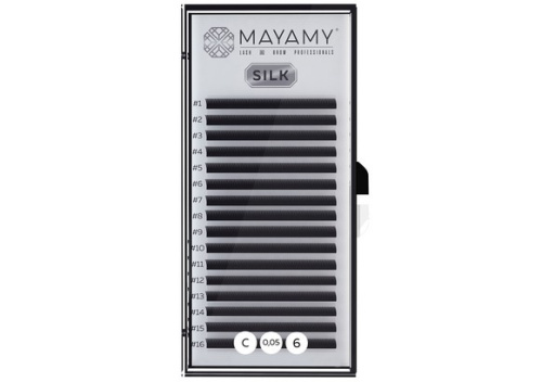 Ресницы MAYAMY Изгиб C отдельные длины