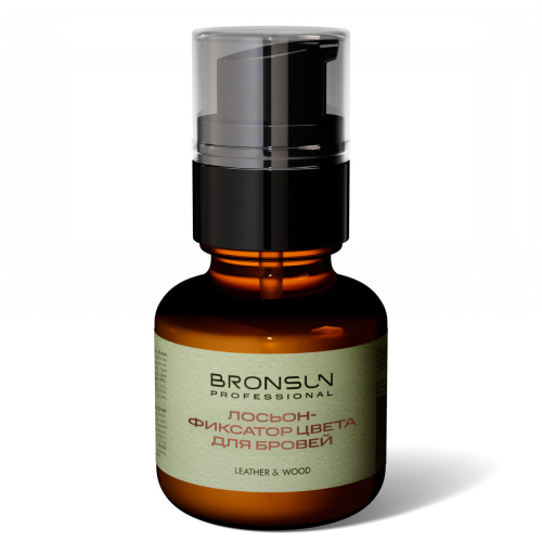 Лосьон-фиксатор цвета для бровей LEATHER&WOOD BRONSUN, 50 мл фото 3