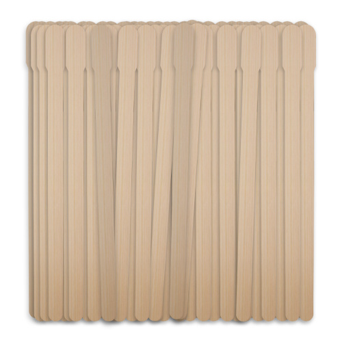 Шпатель деревянный для нанесения воска малый, 100 шт. Шпатель деревянный для нанесения воска малый, 100 шт.